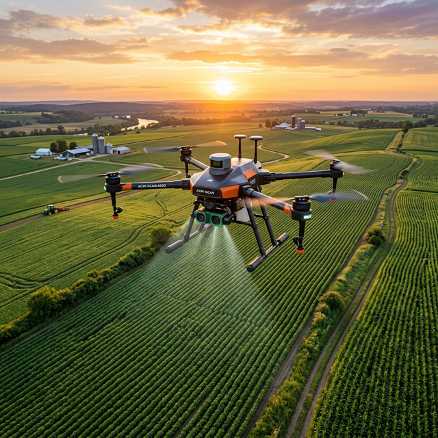Advanced smart farming via drone scanning